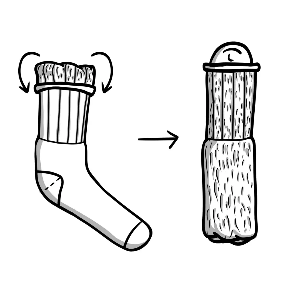 roll socks into a  fleshlight