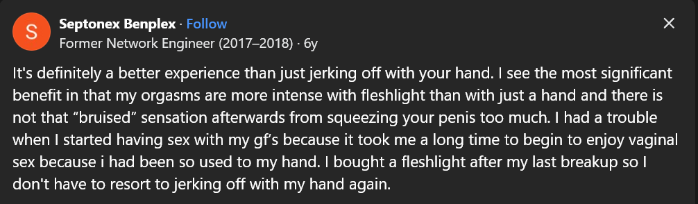 does a fleshlight feel real