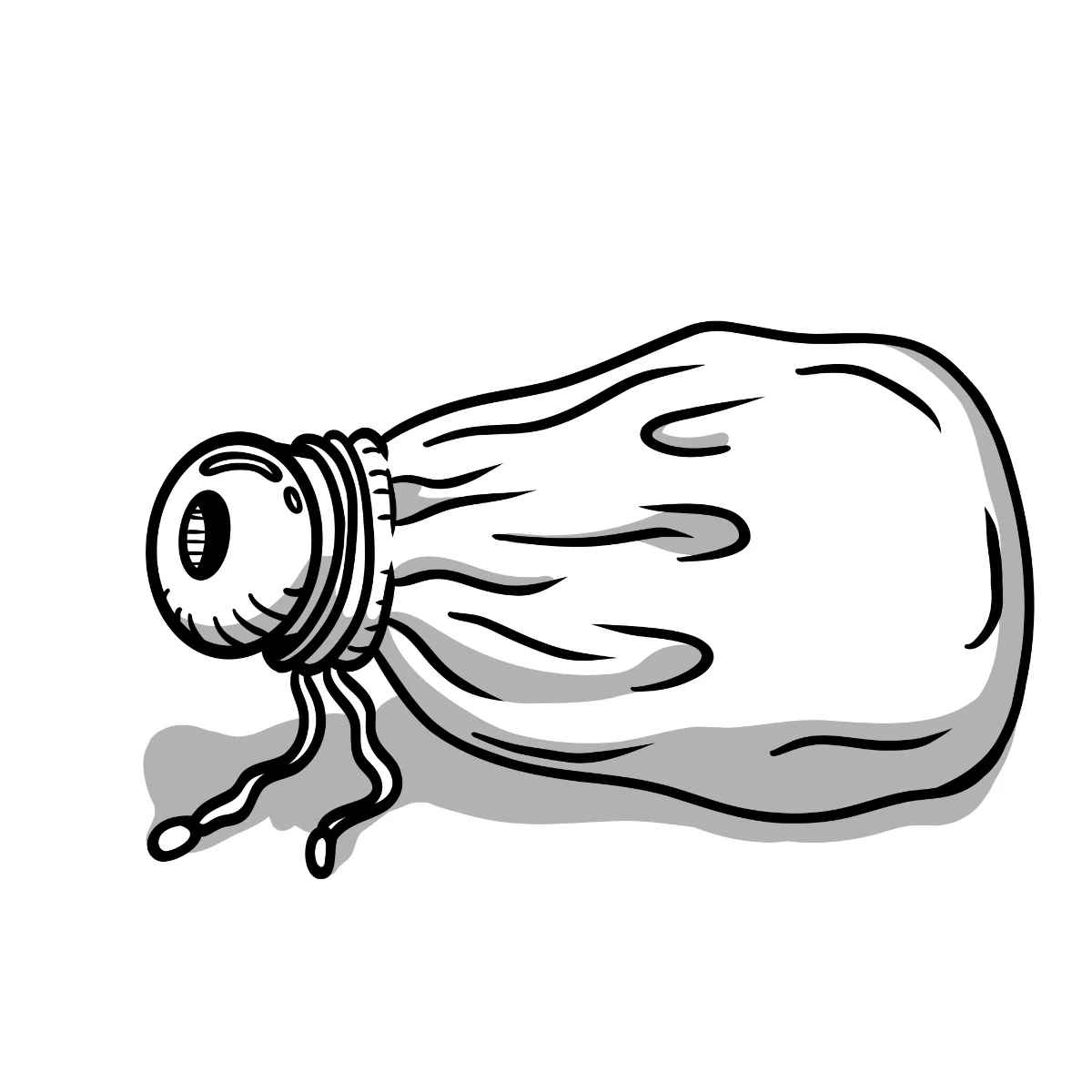 drawstring bag mount